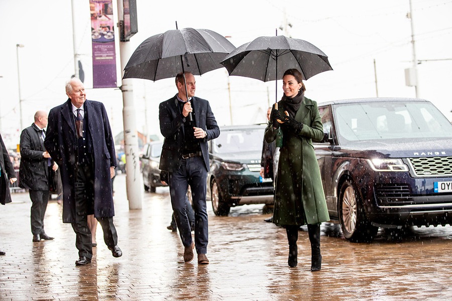 Prince William, Kate Middleton, Blackpool Visit